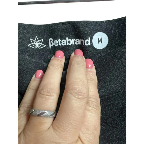 Betabrand Classic Dress Pant Yoga Pant Bootcut Dark Gray Medium - Picture 3 of 6